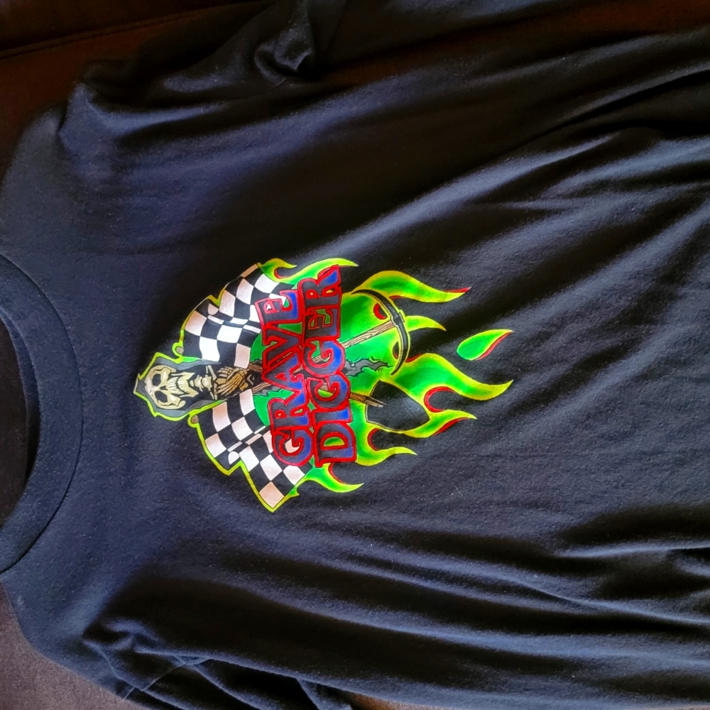 Vintage Dennis Anderson Grave Digger long sleeve